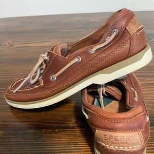 Men’s Sperry Brown Leather Boat Shoe